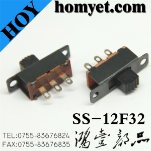 High Quality 3pin DIP Slide Switch/Micro Switch (SS-12F32)