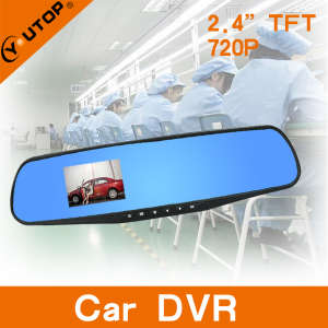 2.4inch TFT 120 Degree 1280X720p Rear View Car Black Box for Car DVR