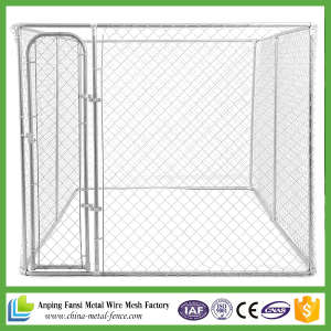 10X10X6 Foot Classic Galvanized Outdoor Dog Kennel Wholesale