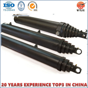 Front Mount Multistage Telescopic Hydraulic Cylinder for Trailer
